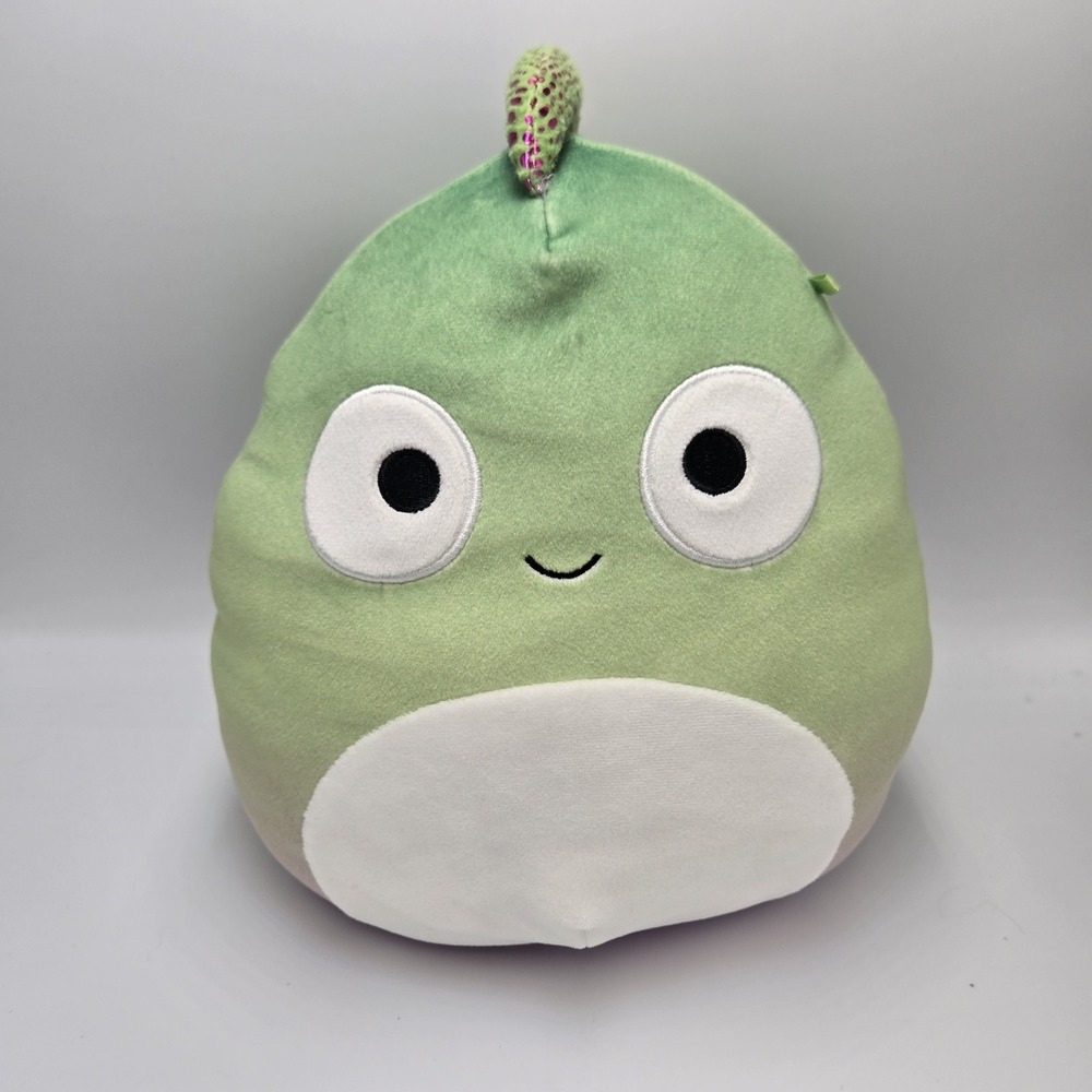 Squishmallow 8" Denton Chameleon Soft Ombre Sparkle Scales Plush Hang Tags Remov
